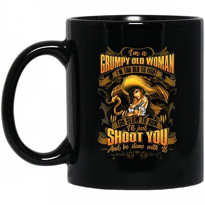 11 oz. Black Mug