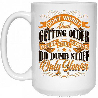 15 oz. White Mug