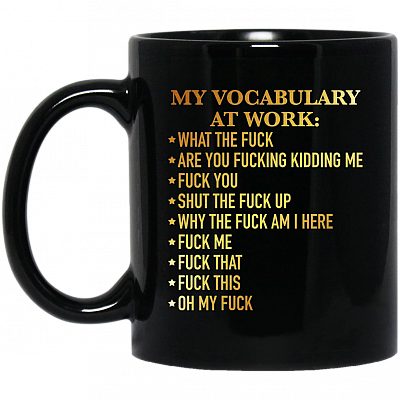 11 oz. Black Mug