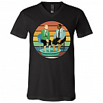 It’s Mr. Rogers Sharing His Pool With Officer Clemons Neighborhood Quotes T-Shirt - There Are Many Ways To Say I Love You Meme Be Kind Shirt, Black, V-Neck T-Shirt