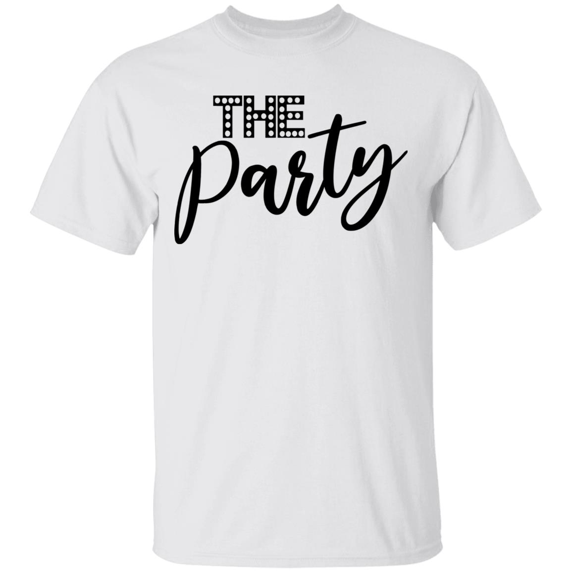 The Party T-Shirt - Wife Of The Party Matching Shirt - Matching bachelor Shirt, White, Unisex T-Shirt