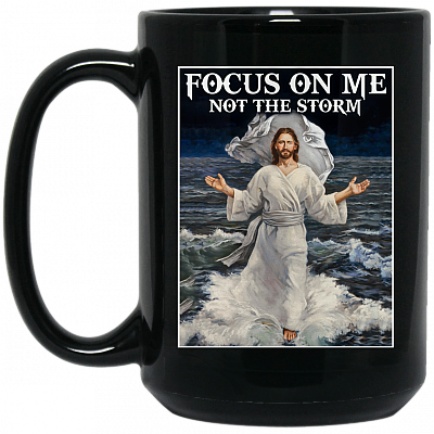 15 oz. Black Mug