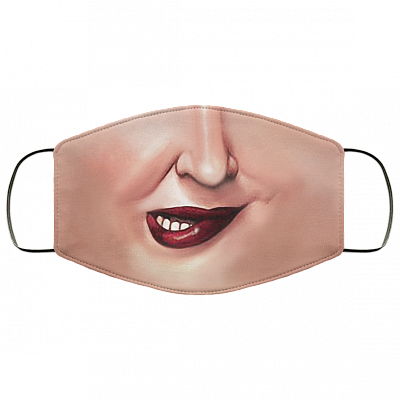 Hocus Pocus Mary Mouth Washable Reusable Custom - Printed Cloth Face Mask Cover, White, Cloth Face Cover