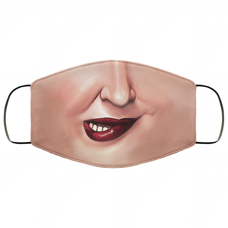 Hocus Pocus Mary Mouth Washable Reusable Custom - Printed Cloth Face Mask Cover, White, Cloth Face Cover