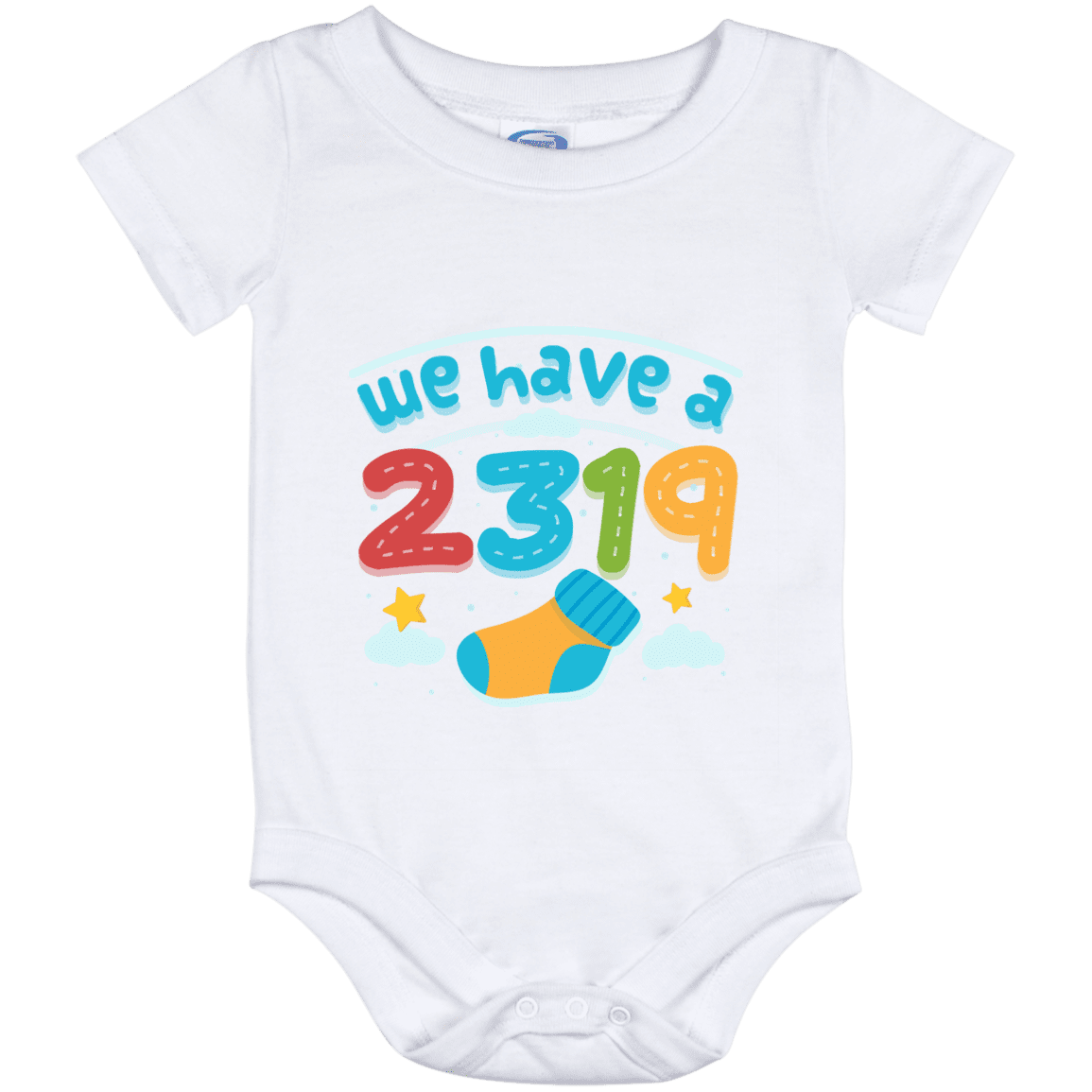 We Have 2319 - Funny Pregnancy Announcement Baby Onesie - Toddler Bodysuit, White, Baby Onesie - 12 Month