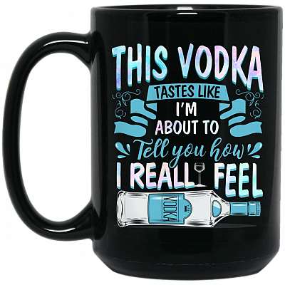15 oz. Black Mug