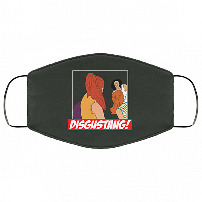 Disgustang Funny Meme Washable Reusable Printed Cloth Face Mask Cover - Disgusting Flush The Toilet Meme, Forest, Cloth Face Cover