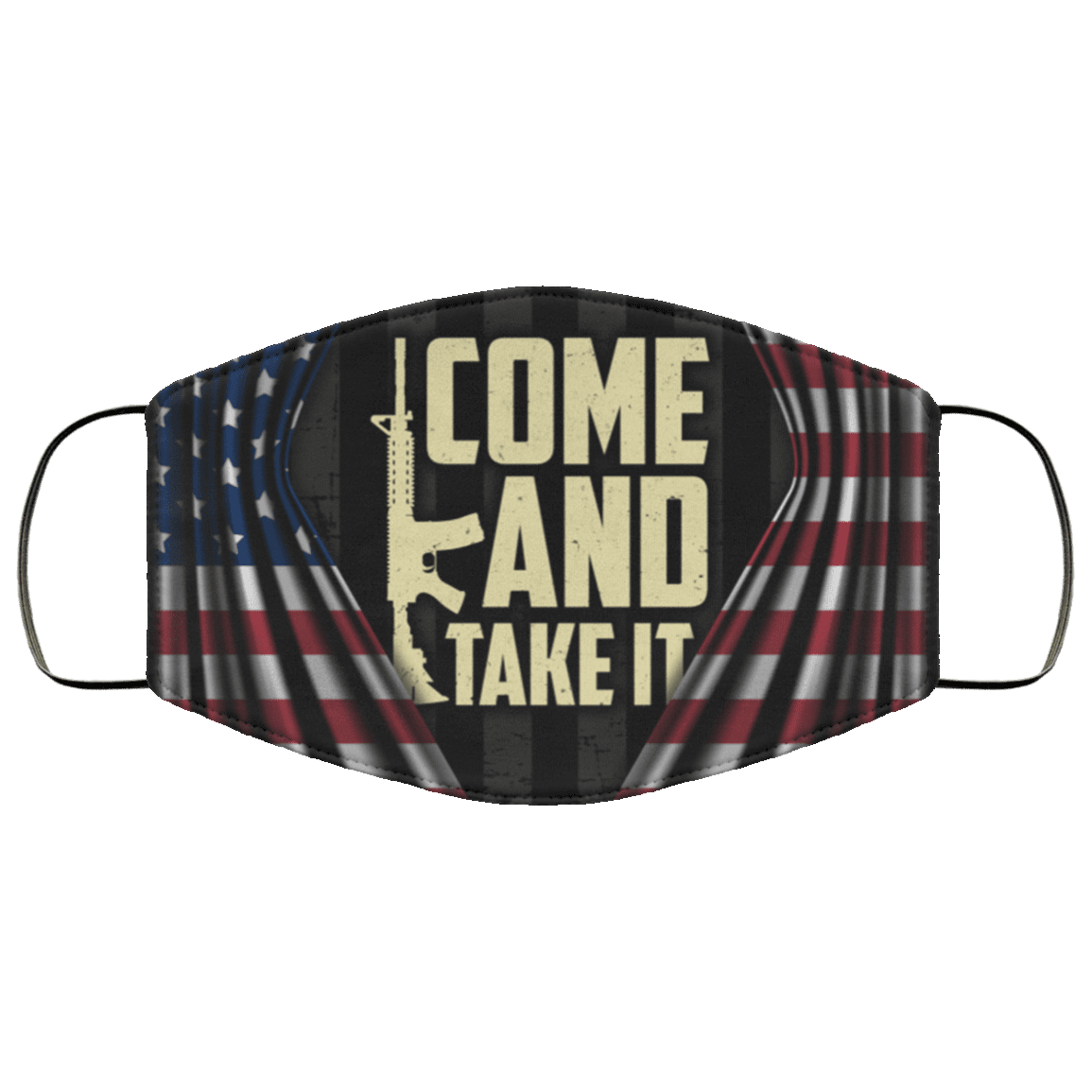 Come and Take It Gun Washable Reusable Custom Printed Cloth Face Mask Cover, White, Cloth Face Cover Come and Take It Gun Washable Reusable Custom Printed Cloth Face Mask Cover, White, Cloth Face Cover