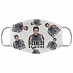 Sickness Be Gone Washable Reusable Custom – Funny Always Sunny in Philadelphia Printed Cloth Face Mask Cover, White, Cloth Face Cover Sickness Be Gone Washable Reusable Custom – Funny Always Sunny in Philadelphia Printed Cloth Face Mask Cover, White, Cloth Face Cover