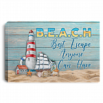 Best Escape Anyone Can Have Ocean Beach Gallery Wrapped Framed Canvas Prints - Unframed Poster - Home Decor Wall Art, White, 0.75'' Framed Canvas Best Escape Anyone Can Have Ocean Beach Gallery Wrapped Framed Canvas Prints - Unframed Poster - Home Decor Wall Art, White, 0.75'' Framed Canvas