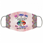 December Girl My Personality Is Depends on Me My Attitude Depends on You Washable Reusable Custom - Printed Cloth Face Mask Cover, White, Cloth Face Cover