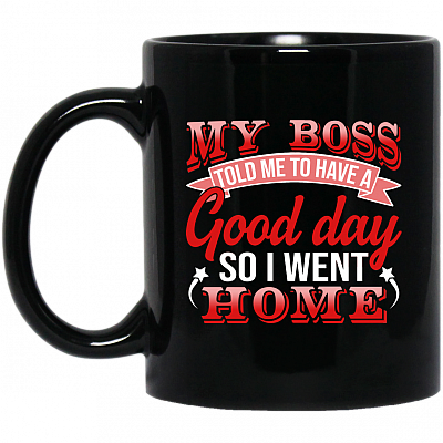 11 oz. Black Mug