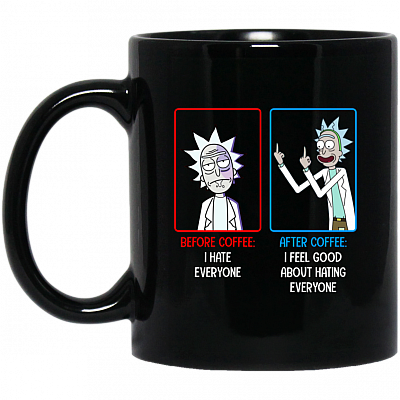 11 oz. Black Mug