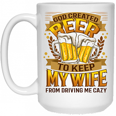 15 oz. White Mug