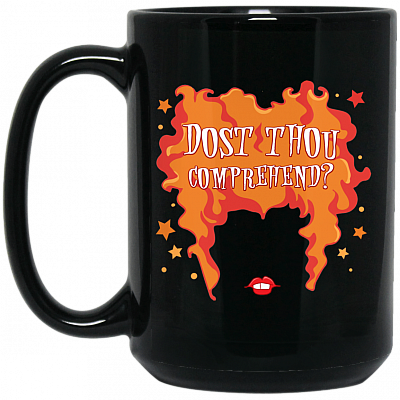 15 oz. Black Mug