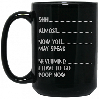15 oz. Black Mug