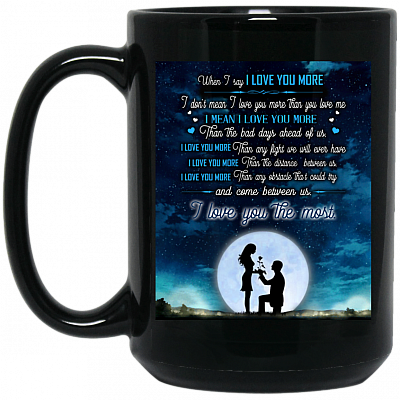 15 oz. Black Mug
