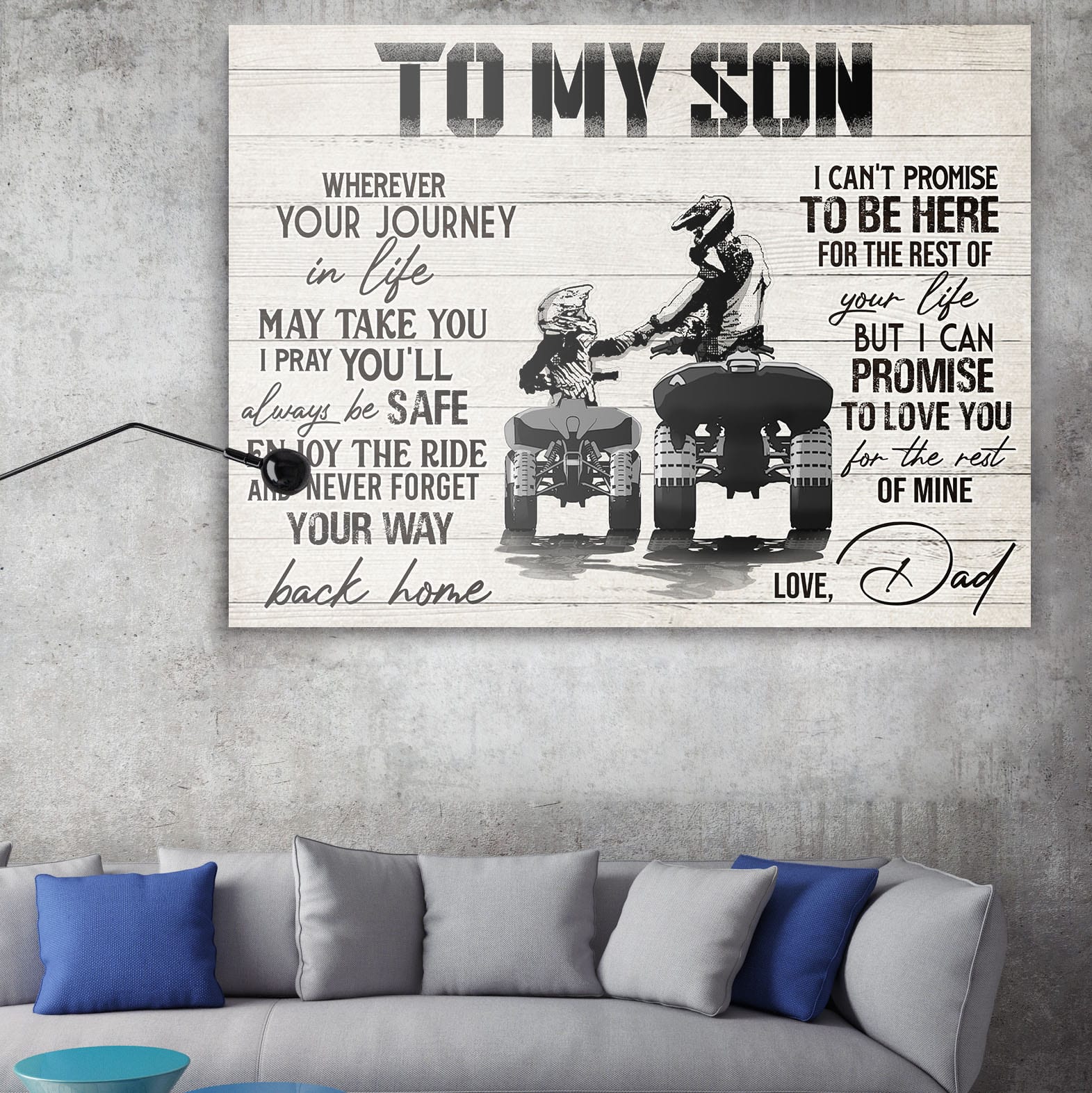 mock up poster with vintage hipster loft interior background, 3D