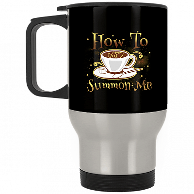14 oz. Silver Travel Mug