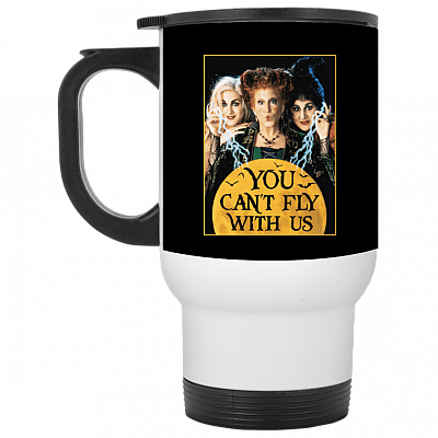 14 oz. White Travel Mug