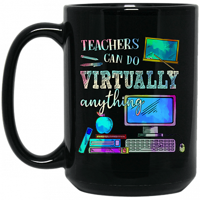 15 oz. Black Mug
