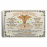 Being A Nurse Means Your Day Will Never Be Mundane Wrapped Framed Canvas Prints-Unframed Poster, White, 0.75'' Framed Canvas Being A Nurse Means Your Day Will Never Be Mundane Wrapped Framed Canvas Prints-Unframed Poster, White, 0.75'' Framed Canvas