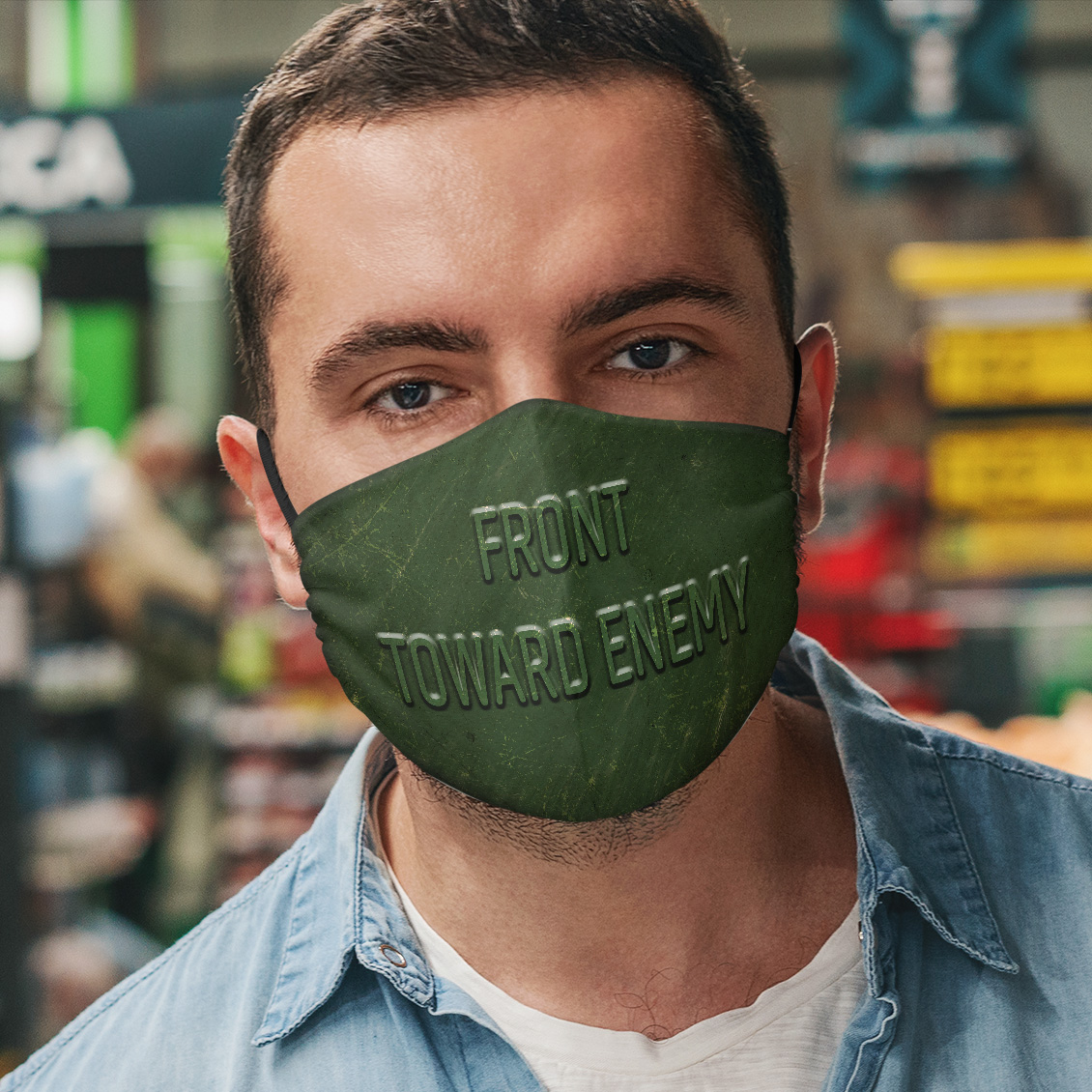 6VT. Front Toward Enemy M18 mask mockup