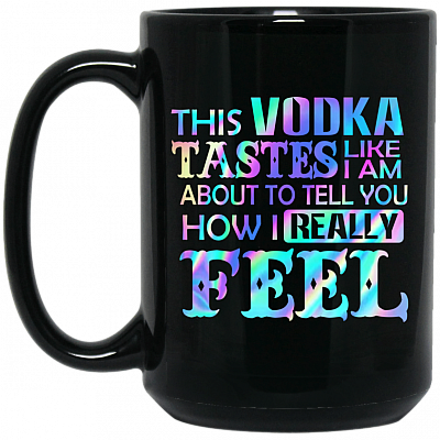 15 oz. Black Mug