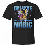 Halloween Believe in Your Own Magic Witch T-Shirt - Funny Halloween Shirt Gift, Black, Unisex T-Shirt