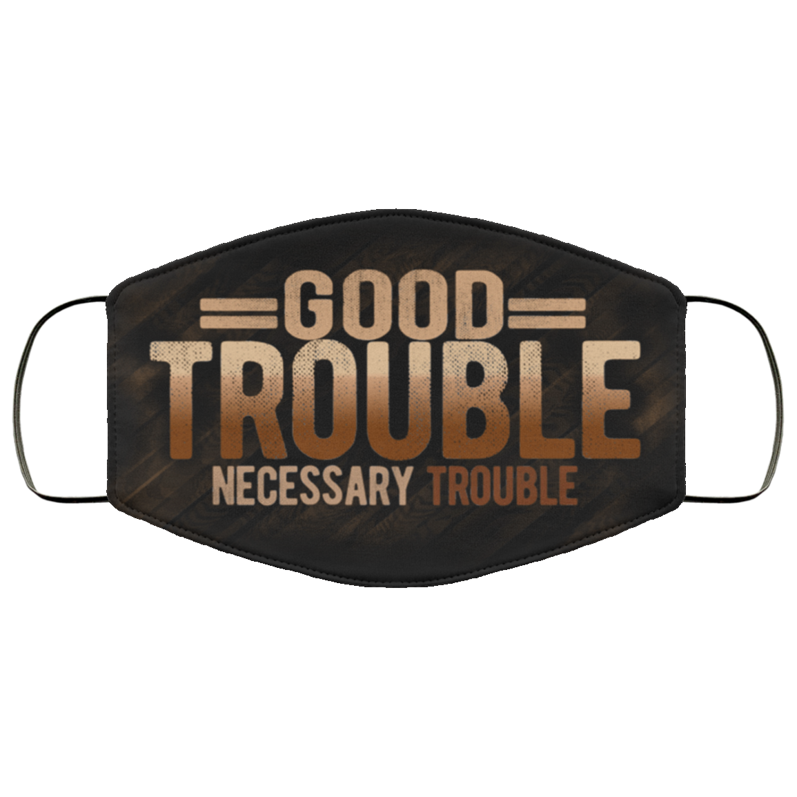 Good Trouble Necessary Trouble Washable Reusable Printed Cloth Face Mask Cover - BLM Facemask, Black, Cloth Face Cover Good Trouble Necessary Trouble Washable Reusable Printed Cloth Face Mask Cover - BLM Facemask, Black, Cloth Face Cover