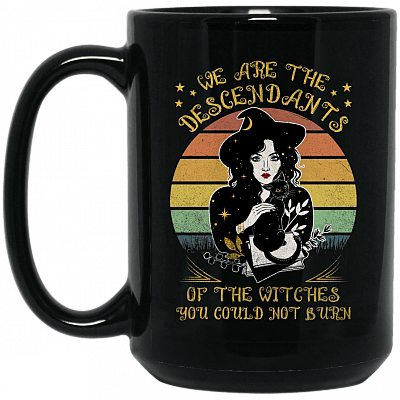 15 oz. Black Mug