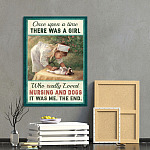 13VT. Nursing And Dogs canvas mockup