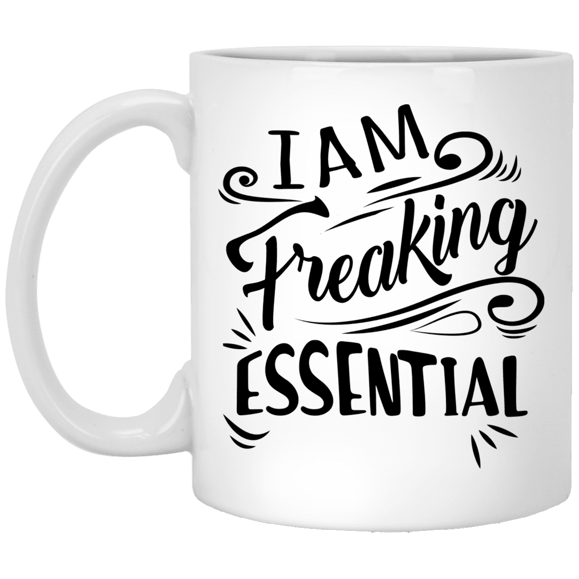 I'm Freaking Essential Ceramic Coffee Mug - Beer Stein - Water Bottle - Color Changing Mug - Nurse Appreciation Gifts, White, 11 oz. White Mug I'm Freaking Essential Ceramic Coffee Mug - Beer Stein - Water Bottle - Color Changing Mug - Nurse Appreciation Gifts, White, 11 oz. White Mug
