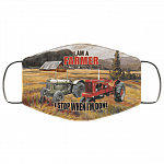 I Am a Farmer I Don't Stop When I'm Tired I Stop When I'm Done Washable Reusable Custom - Printed Cloth Face Mask Cover, White, Cloth Face Cover I Am a Farmer I Don't Stop When I'm Tired I Stop When I'm Done Washable Reusable Custom - Printed Cloth Face Mask Cover, White, Cloth Face Cover