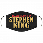 Based on the Novel by Stephen King Washable Reusable Custom – Printed Cloth Face Mask Cover, Black, Cloth Face Cover Based on the Novel by Stephen King Washable Reusable Custom – Printed Cloth Face Mask Cover, Black, Cloth Face Cover