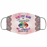 August Girl My Personality Is Depends on Me My Attitude Depends on You Washable Reusable Custom - Printed Cloth Face Mask Cover, White, Cloth Face Cover