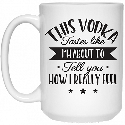 15 oz. White Mug