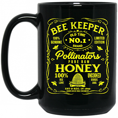 15 oz. Black Mug