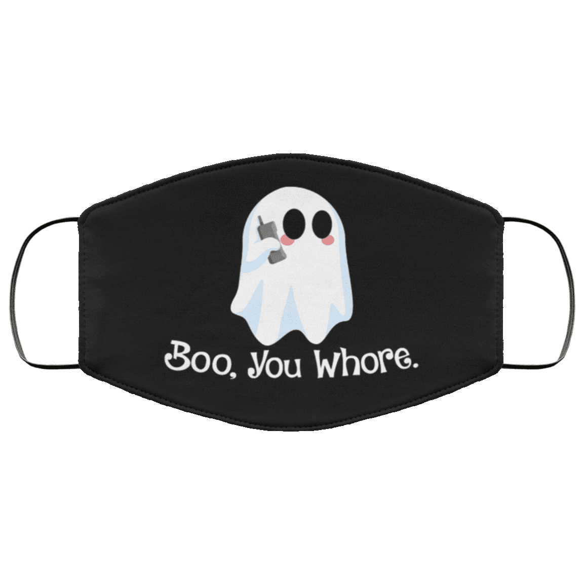 Cute Boo You Whore Washable Reusable Custom - Printed Cloth Face Mask Cover - Funny Halloween Gift, Black, Cloth Face Cover Cute Boo You Whore Washable Reusable Custom - Printed Cloth Face Mask Cover - Funny Halloween Gift, Black, Cloth Face Cover