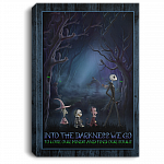 Into The Darkness We Go To Lose Our Minds And Find Our Souls Nightmare Framed Canvas Prints - Unframed Poster, White, 0.75'' Framed Canvas Into The Darkness We Go To Lose Our Minds And Find Our Souls Nightmare Framed Canvas Prints - Unframed Poster, White, 0.75'' Framed Canvas