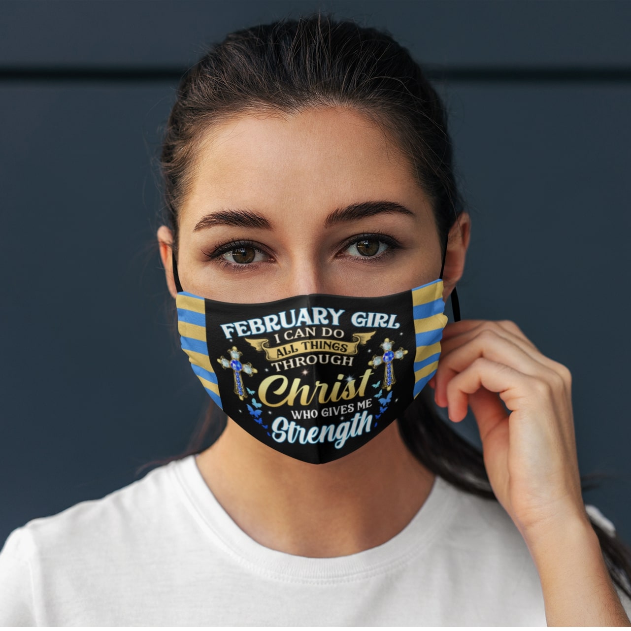 February christ mask mk