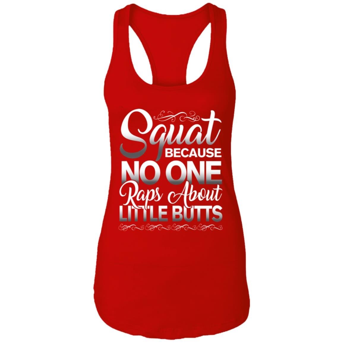 Squats Workout Tanks With Funny Sayings Squat Funny Workout Tank - Main Image