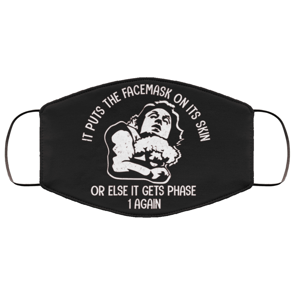 Buffalo Bill It Puts the Facemask on Its Skin or Else Washable Reusable Custom - Printed Cloth Face Mask Cover, Black, Cloth Face Cover Buffalo Bill It Puts the Facemask on Its Skin or Else Washable Reusable Custom - Printed Cloth Face Mask Cover, Black, Cloth Face Cover