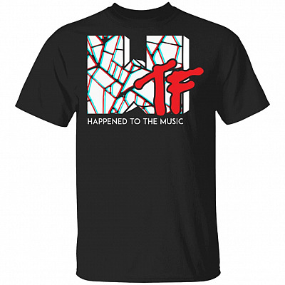 WTF Happened to Music T-Shirt, Black, Unisex T-Shirt