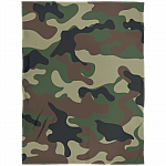 Camouflage Fleece Blanket - Premium Sherpa Blanket - Woven Blanket, White, Arctic Fleece Blanket - 60x80