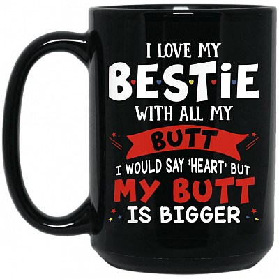 15 oz. Black Mug