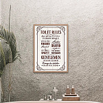 37TR. Toilet rules - mk