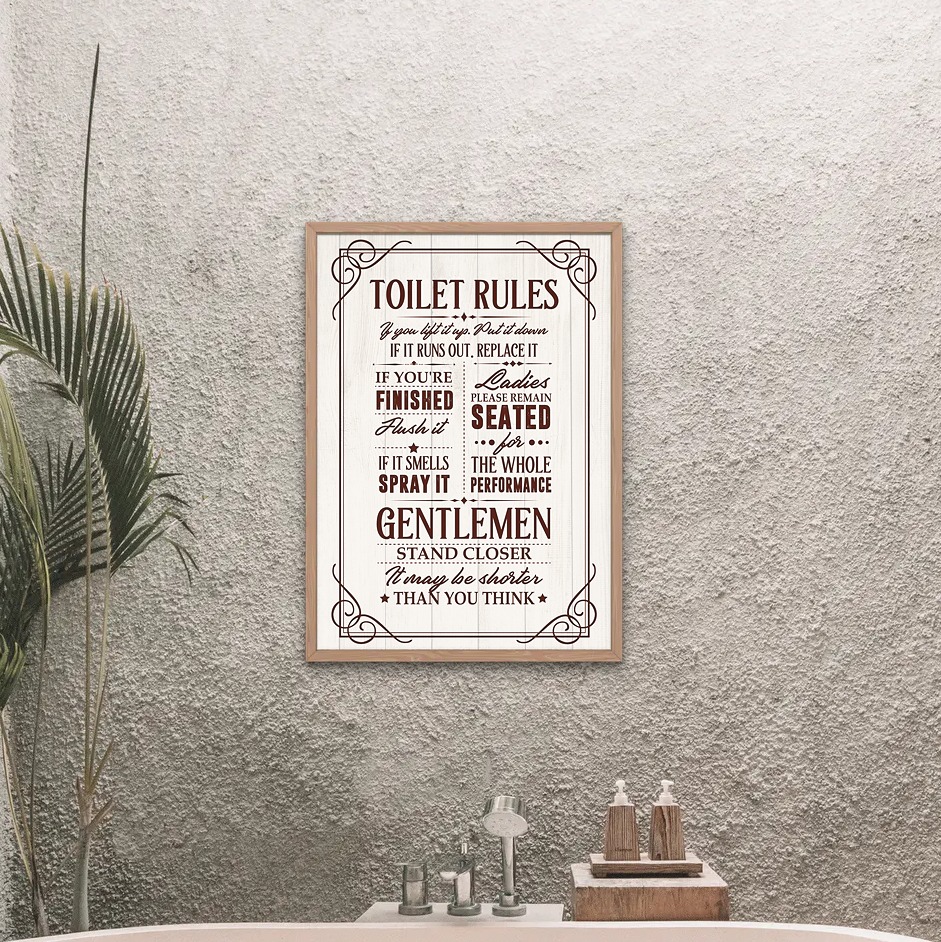 37TR. Toilet rules - mk