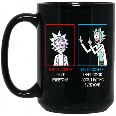 15 oz. Black Mug