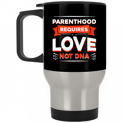 14 oz. Silver Travel Mug